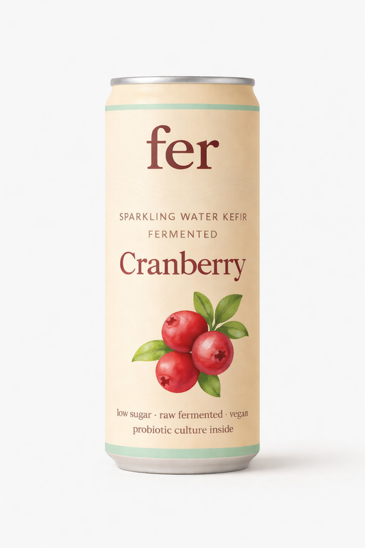 fer Wasserkefir Cranberry 0,25l